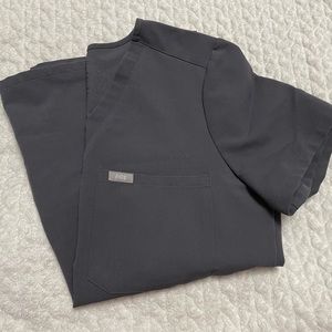 Figs Catarina Top in Charcoal